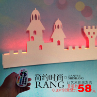 韩式壁灯包邮可调光LED雕花卧室壁灯0.8米创意客厅床头灯装修装饰