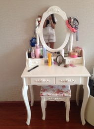 现代简约小梳妆台韩式公主欧式卧室超小户型迷你田园化妆柜书桌