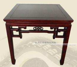 中式实木仿古家具/榫卯结构 四方八仙桌单件套餐桌椅多功能桌