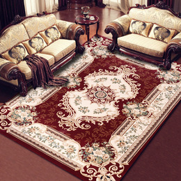 茵花加厚地毯客厅茶几地毯卧室床边毯欧式美式沙发长方形地毯满铺