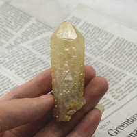 内蒙古 天然 骨干白水晶 原石 白水晶晶簇 矿物晶体标本 教学收藏