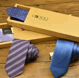 正品男士韩版窄版6cm休闲tie商务职业正装婚庆礼盒装小领带