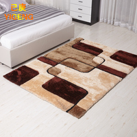 简约现代 3D立体地毯客厅茶几卧室加厚地毯婚房满铺床边毯可定制