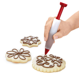 食物裱花写字工具饼干蛋糕装饰笔奶油笔果酱画笔巧克力笔烘焙工具