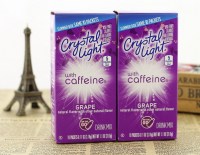 美国Crystal Light无糖低卡果味冲饮粉 Grape葡萄味 含咖啡因