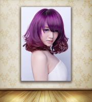 发型图片理发美发店挂图海报订制烫染造型写真卷发直发渐变 (4)