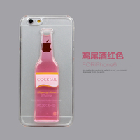 iphone6手机壳创意液体酒瓶苹果6手机套4.7透明保护女puls潮 5.5