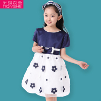 2015夏季童装女童夏装新款儿童短袖连衣裙韩版公主裙夏季女孩裙子