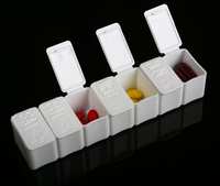 定制定做广告药盒 盲文七格药盒 便携式药盒 家用随身药盒