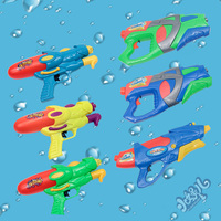 儿童戏水洗澡水上沙滩大号高压抽拉式水枪喷水玩具射程远大容量