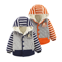 男童外套棉袄加厚2015冬装新款加绒婴儿宝宝棉衣儿童装棉服保暖