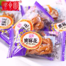 北京特产御食园蜜麻花250克麻花休闲食品特价含糖 零食