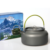 野营泡茶壶户外咖啡壶便携式烧水壶煮　水壶进口铝材1.2L特价