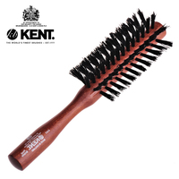 肯特KENT英国专业美发梳纯猪鬃毛实木木柄梳顺发卷发造型梳刷