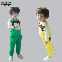 男童套装春秋季男宝宝衣服1-2-3周半4岁小孩婴幼儿童运动两件套潮