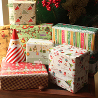 圣诞包装纸 圣诞节礼品包书纸 圣诞礼物包装纸 清新可爱多款
