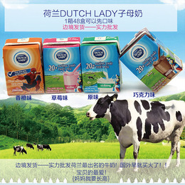 越南原装进口 荷兰DUTCH LADY子母奶110ml 甜牛奶48盒/件