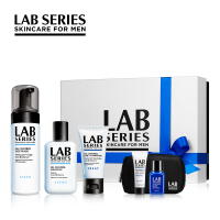 LAB SERIES/朗仕控油护肤套装（水+洗面奶+乳）男士洗脸祛痘套装