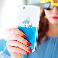 韩国进口代购 苹果iPhone 6动态手机壳Plus企鹅海洋手机套保护套
