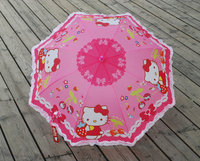 儿童伞卡通睛雨伞 Hello Kitty伞 中小学生 女孩卡通遮太阳晴雨伞