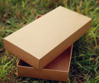 空白牛皮纸盒 礼品包装 长款钱包盒 丝巾盒 厂家直批 可定制