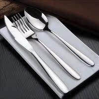 不锈钢西餐餐具套装 牛排刀叉勺三件套