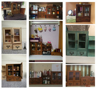 特价zakka木质桌面收纳盒玻璃门复古抽屉收纳香水柜子首饰储物柜
