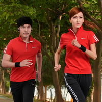 夏季男士运动套装青年纯棉圆领短袖短裤情侣休闲健身运动服女跑步