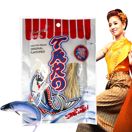 包邮泰国进口TARO鱿鱼条鱼丝32g*4包特色休闲食品零食口味任选