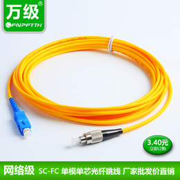 万级3米SC-FC单模光纤跳线sc尾纤跳线网络光纤线网络级