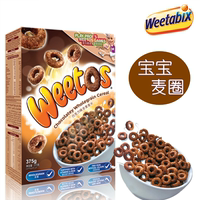 英国进口Weetabix维多滋巧克力味脆麦圈375g甜宝宝零食冲饮麦片