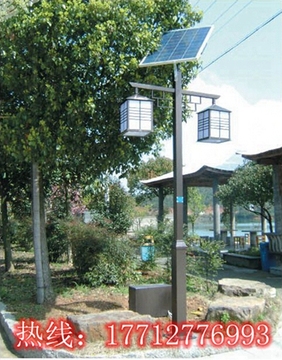 3米3.5米4米太阳能路灯庭院灯小区景观户外照明LED公园别墅草坪灯