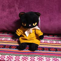 包邮黑猫毛绒玩具创意公仔玩偶布艺娃娃娃娃玩具可爱猫咪礼物
