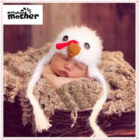 促销影楼儿童摄影帽子婴儿拍照小鸡帽宝宝满月百天艺术照拍摄道具
