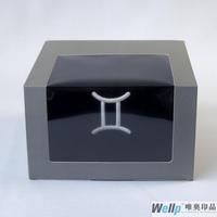 灰色 通用纸盒 帽子包装盒 礼品盒 透明盒 卡纸盒 帽子盒 可定制