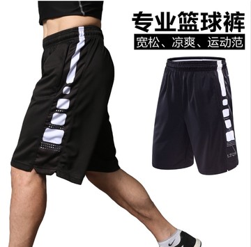 新款运动短裤薄夏季科比精英跑步健身训练口袋篮球裤短裤五分裤男