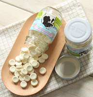 泰国进口 贝尔奶酪牛奶片 宝宝儿童辅食 干吃牛乳钙奶片60G/110片
