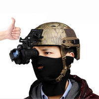 红外线军迷头戴头盔式高清夜视仪望远镜美式单筒PVS-14数码夜视仪