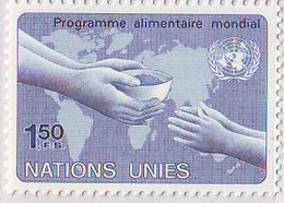 联合国日内瓦1983邮票 世界粮食计划-地图 1全 原胶全品