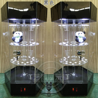 有机玻璃展示柜手机壳配件首饰精品饰品挂件展示架亚克力旋转展柜