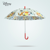 迪士尼儿童雨伞长柄防紫外线环保学生伞卡通伞动漫伞公主伞特价