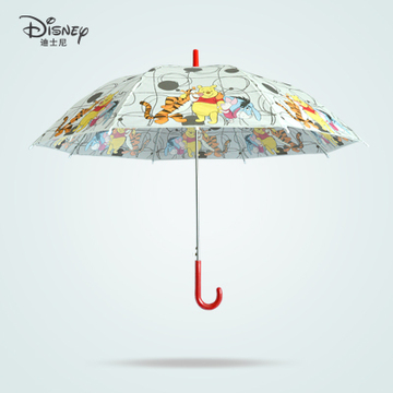 迪士尼儿童雨伞长柄防紫外线环保学生伞卡通伞动漫伞公主伞特价