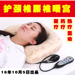 颈椎治疗枕 电加热疗震动按摩中药牵引理疗助眠专用枕头 护颈枕