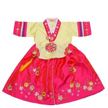 女童韩服 六一儿童舞蹈服装 朝鲜族服装儿童古装韩服宝宝公主裙