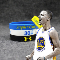 NBA库里珍藏版硅胶能量手环男女运动篮球手圈男球迷潮流原创腕带