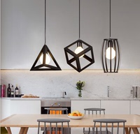 现代简约创意个性复古吊灯饰咖啡厅铁艺工业酒吧台三头餐厅灯具