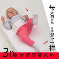 婴儿防吐奶枕头新生儿喂奶枕防溢奶吐奶呛奶宝宝枕防偏头乳胶床垫