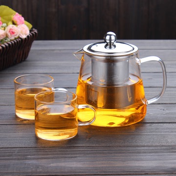 茶壶茶杯套装玻璃茶壶过滤 家用加厚耐高温 茶水分离滤水壶泡茶壶