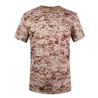 夏季快干战术男士迷彩t恤美式防水迷彩短袖t恤上衣速干T恤