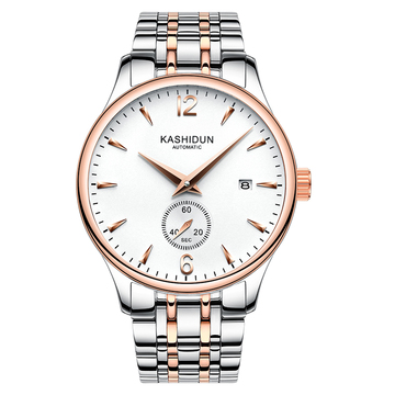 卡诗顿新款男士手表全自动机械表 皮带腕表休闲商务时尚防水男表